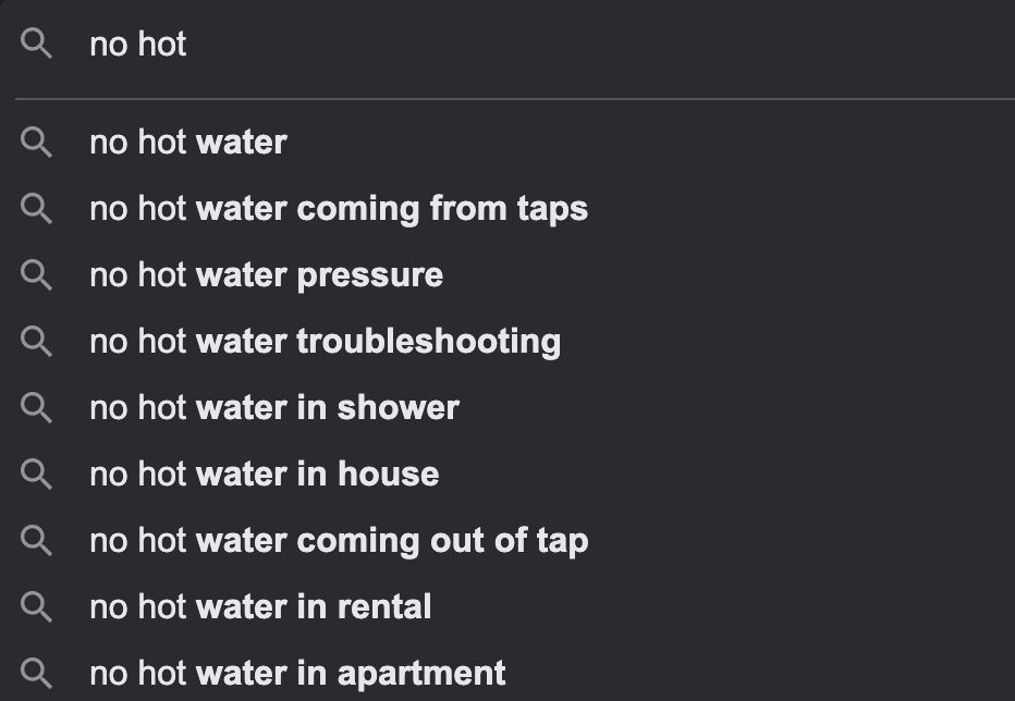 example of local keyword research